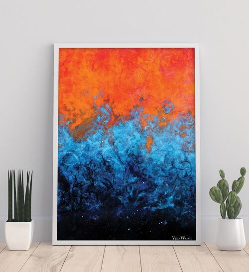 Sea Of Flames - 11X14” Art Print by Vinn Wong