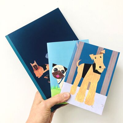 Cat Characters & Doggy Friends Notebook Bundle (A5 & A6)