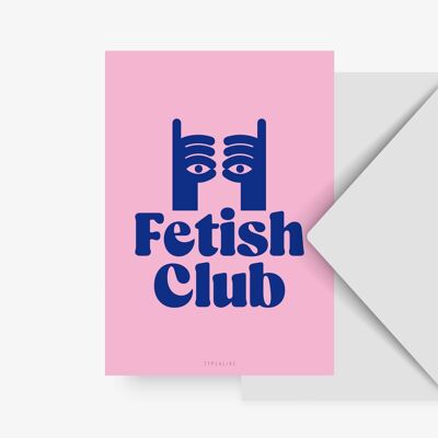 Postkarte / Fetish Club