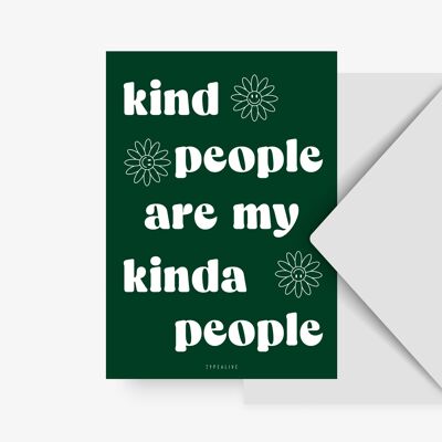 Postkarte / Kind People