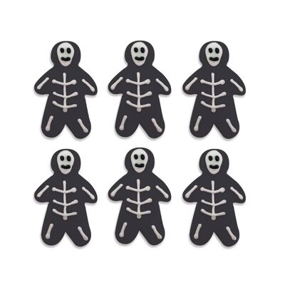 Spooky Skeletons Sugarcraft Toppers