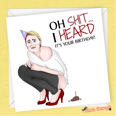 Amber Heard Birthday Card | Funny Birthday Card