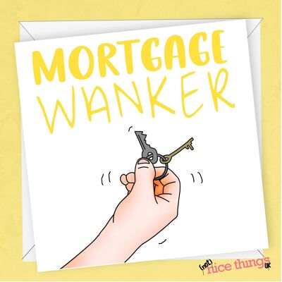 branleur hypothécaire | Carte de déménagement amusante