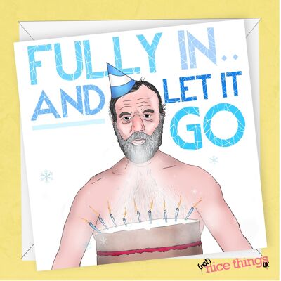 Wim Hof Birthday Card | Iceman Birthday Card