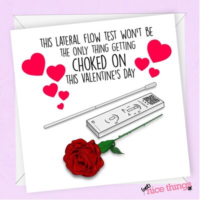 Lateral Blow Test | Funny Valentines Card