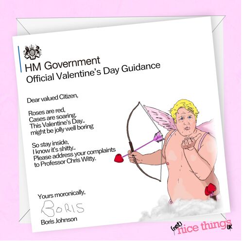 Boris Guidance Card | Funny Valentines / Anniversary Card
