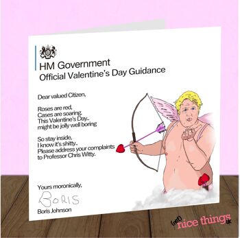 Carte d'orientation Boris | Funny Valentines / Carte d'anniversaire 2