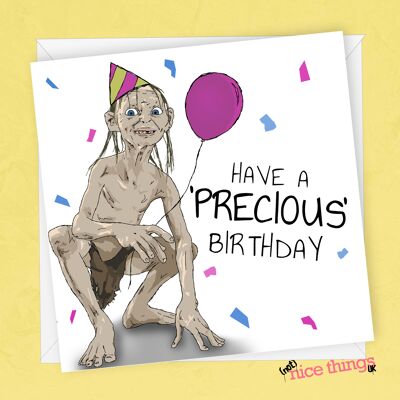 Carta Gollum | Biglietto di auguri per il Signore degli Anelli