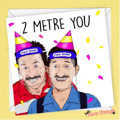Tarjeta de cumpleaños de los hermanos de la risa | Tarjeta de cumpleaños divertida de encierro