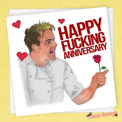 Gordon Ramsay Anniversary Card | Boyfriend/Girlfriend Card
