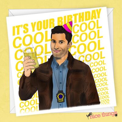 Cool Cool Peralta, Brooklyn 99 Birthday Card | Funny Birthday Card