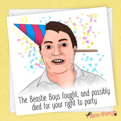 Carte d'anniversaire drôle Peep Show | Carte d'anniversaire de Mark Corrigan