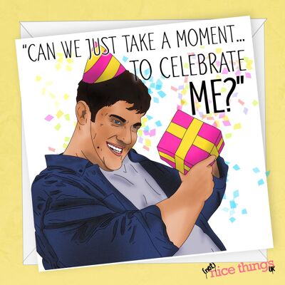 Fat Schmidt' New Girl Birthday Card | Funny Birthday Card