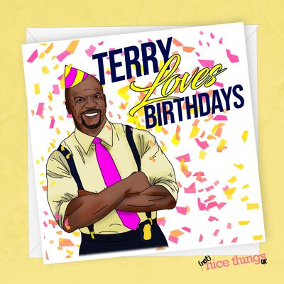 Terry Jeffords Birthday Card | Brooklyn 99 Birthday Card
