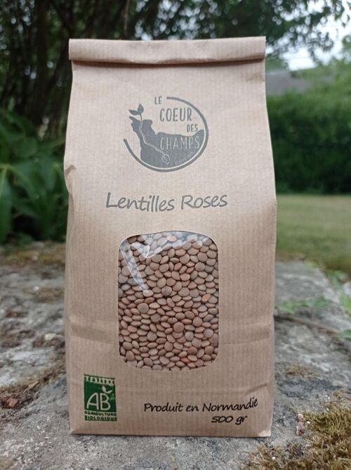 Lentilles Roses Carton de 12 sachets de 500 g