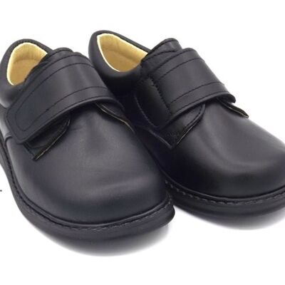 Chaussure d'école en cuir noir