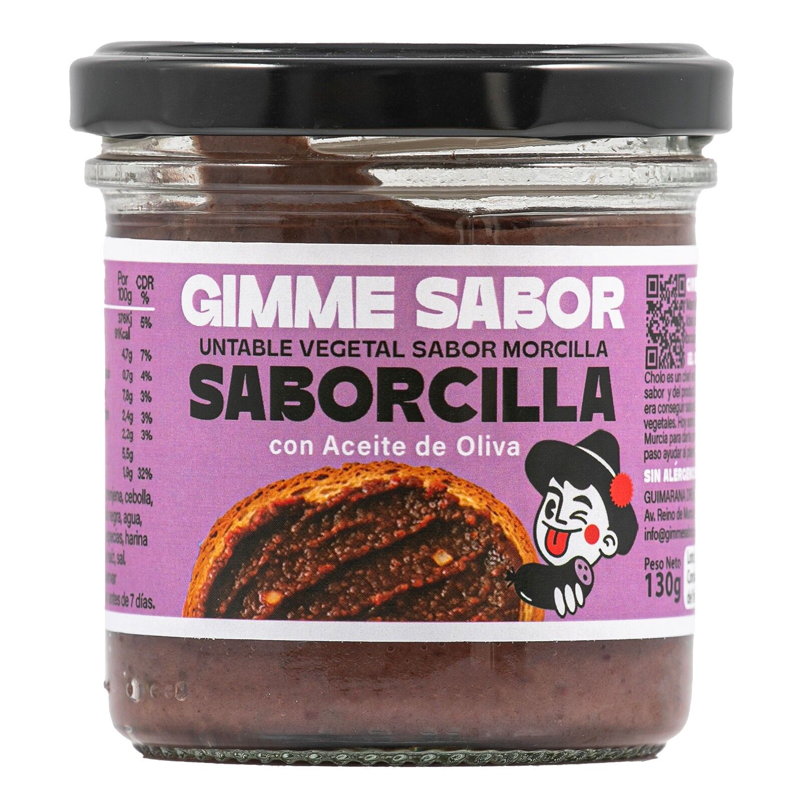 Paté Vegetal Sabor Morcilla, Untable Vegano con Aceite de Oliva | Sin Alérgenos