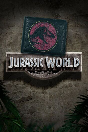 Portefeuille en PU estampé à haute agression Jurassic World 6