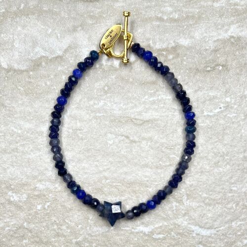 ‘A Star is Born’ Sapphire Bracelet - Large 19 cm - No letters