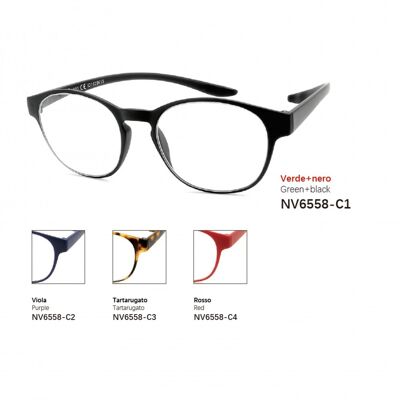 Preassembled reading glasses - Matt Effect - NV6558 - SET 30 PIECES