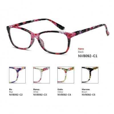 Preassembled reading glasses - Floral - NV8092 - SET 30 PIECES
