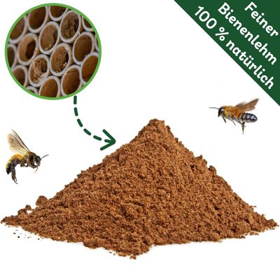 Cajas nido de arcilla para abejas ERDENFREUND® cerrar 1kg