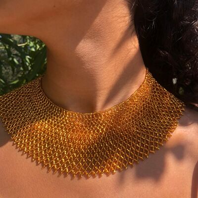 Plain Amber Brujo necklace from the Kimberlé range