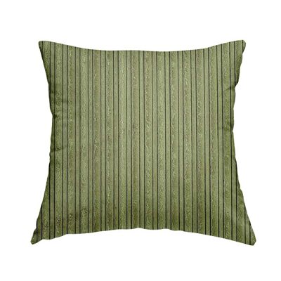 Polyester Fabric Corduroy Lime Green Plain Cushions Piped Finish Handmade To Order