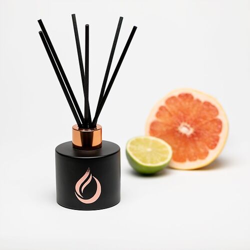 Aromatherapy 'Citrus Breeze' Black Reed Diffuser