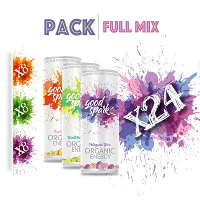 Mix de bebidas energéticas orgánicas Good Spark