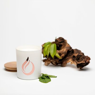 Aromatherapy 'Breathe'White Large Soy Candle