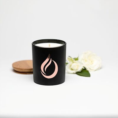 Aromatherapy 'Bloom Black Large Soy Candle