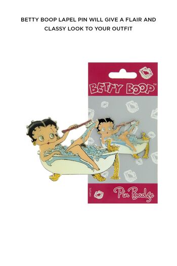 Bain moussant à épingles Betty Boop 4