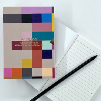 Madras - A6 Buckram Embossed Foiled Notebook (Unit of 3)