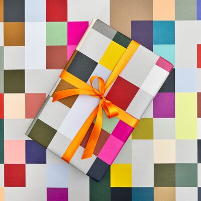 Madras Wrapping Paper - (Unit of 25)