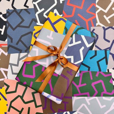 Maze Wrapping Paper - (Unit of 25)