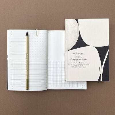INK 256 PAGE MULTIFUNCTIONAL NOTEBOOK by affiliate:107 (Unit of 3)