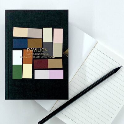 pH - A6 Buckram Embossed Foiled Notebook (Unit of 3)