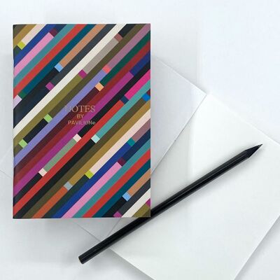 Stripes - A6 Jotter (Unit of3)