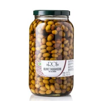 Olives Taggiasca de Ligurie en saumure 2,8kg