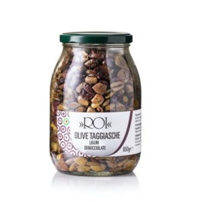 Dry pitted ligurian Taggiasca olives – 650g