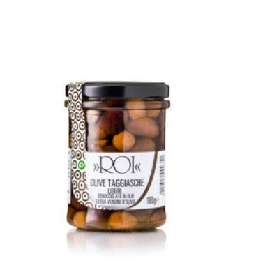 Pitted Ligurian Taggiasca olives in oil – 180g