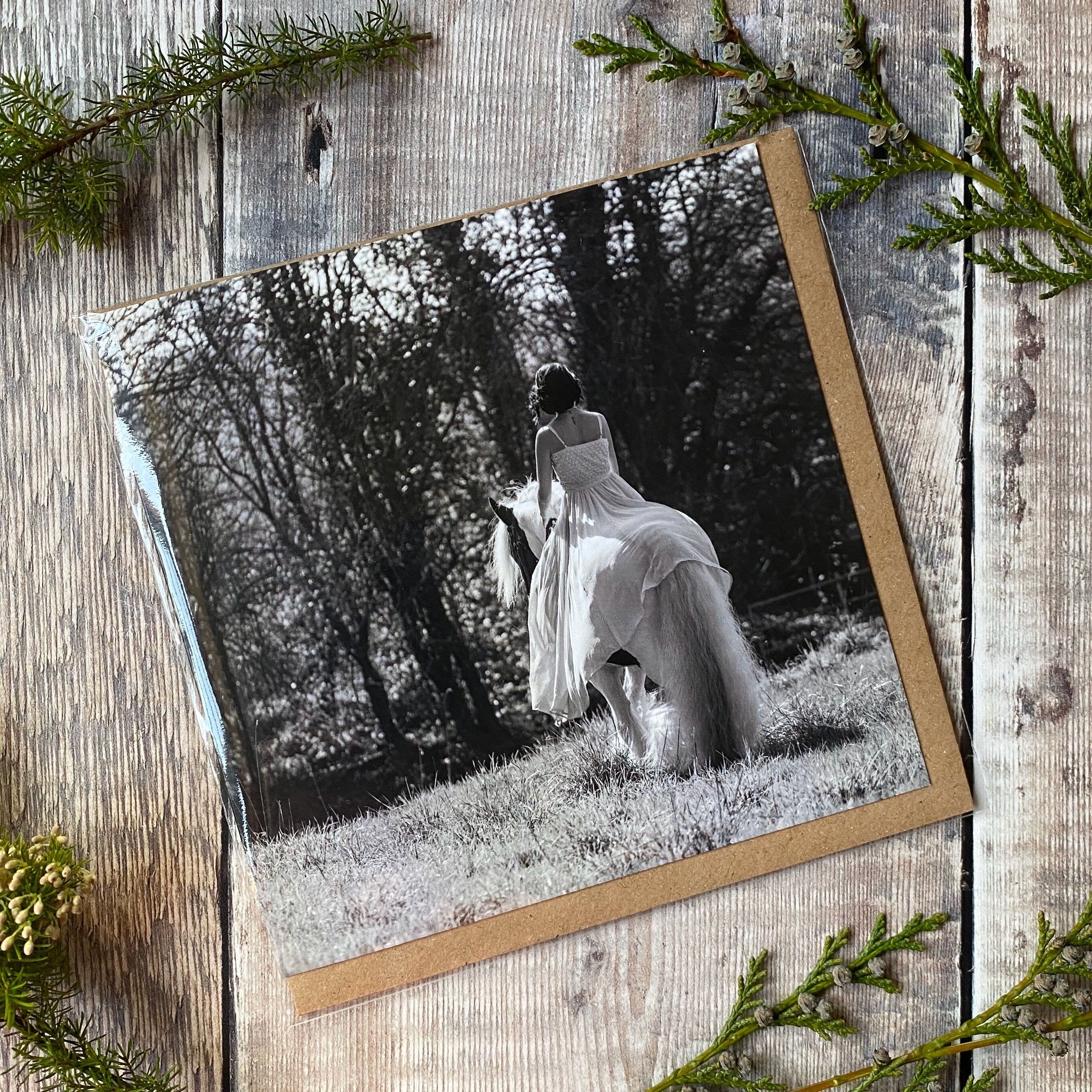 Biglietto d'auguri solo io e il mio cavallo