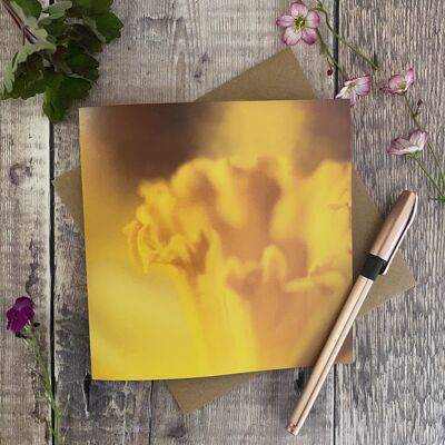 Una hostia de Golden Daffodils tarjeta de felicitación