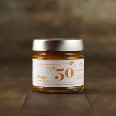 Chutney n°50 de mangue, poivre et basilic