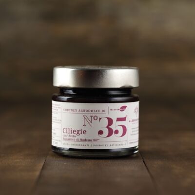 Chutney n ° 35 of cherry and Balsamic Vinegar of Modena PGI