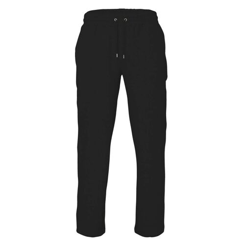 Black womens cotton relaxed joggers