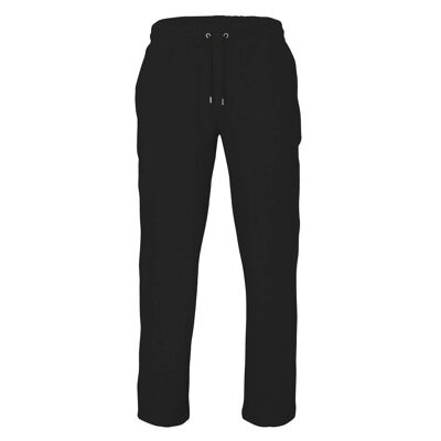 Black mens staple luxe joggers