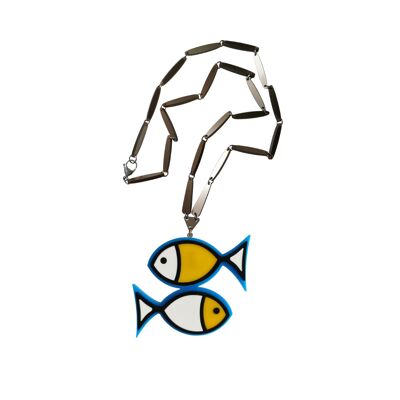 Fische Halskette aus Plexiglas