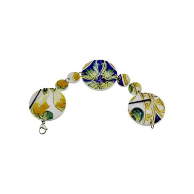 Large and Small Round Bracelet in plexiglass